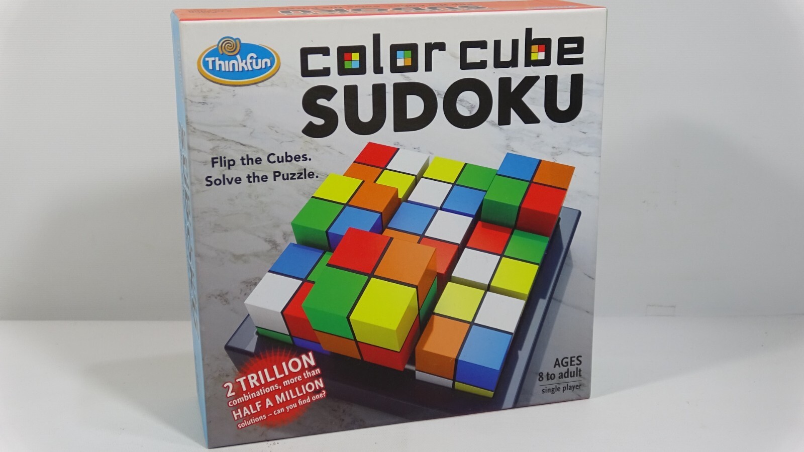Color Cube Sudoku Flip The Cubes Solve The Puzzle Think Fun Game