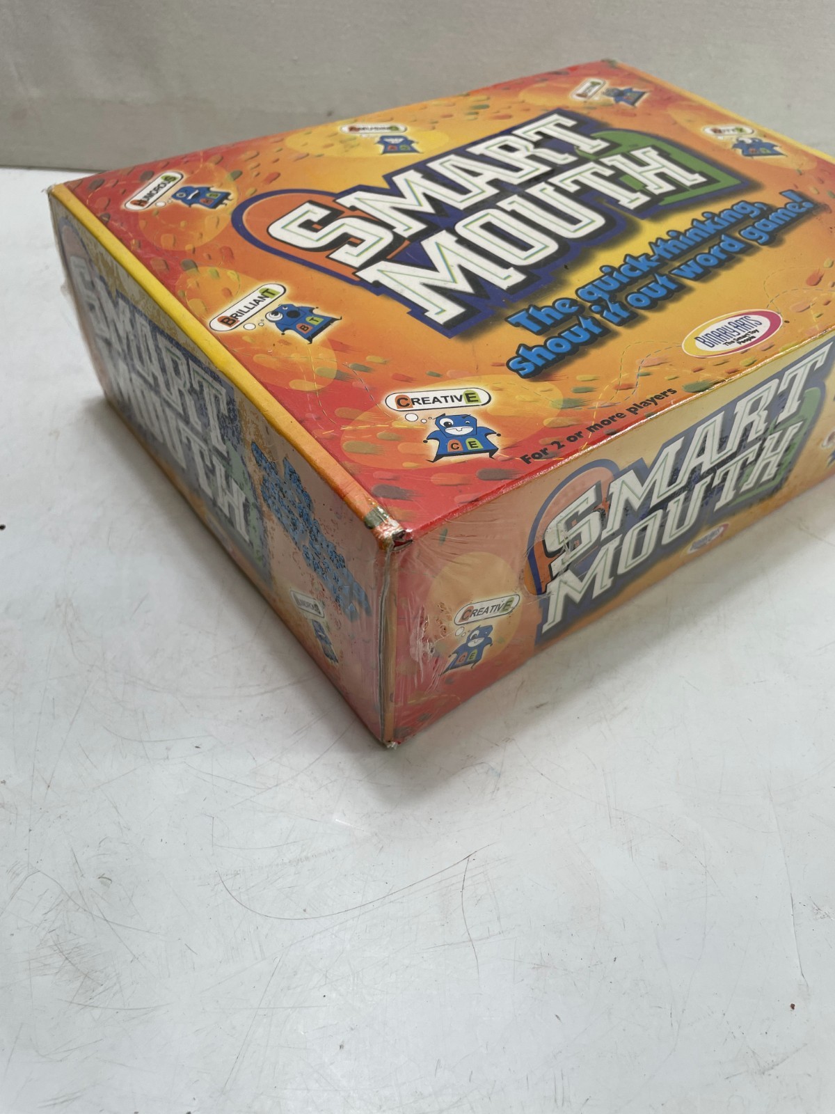 Binary Arts Smart Mouth Word Game 2001 Vintage Complete Board Game Games 100 Box