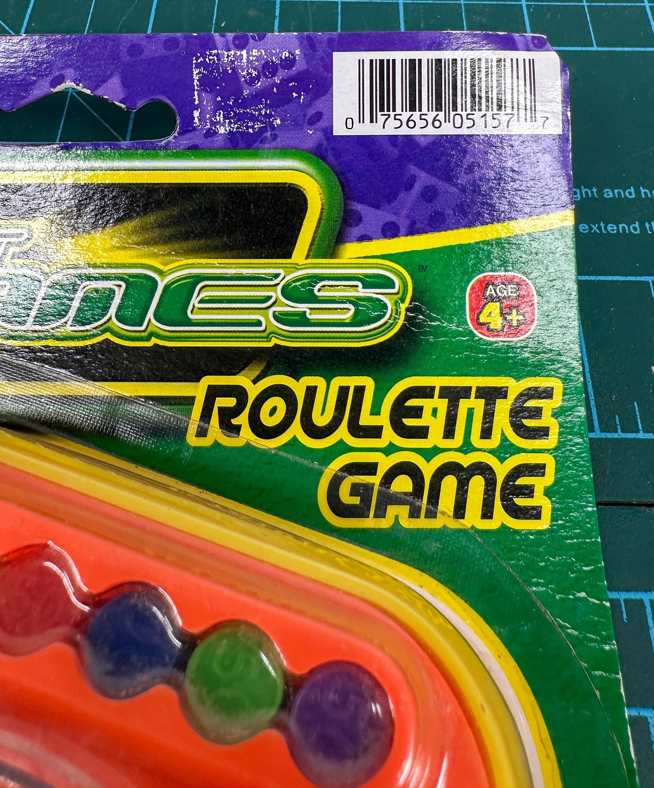 JA-RU Great Games Roulette Game Toy New Sealed Card 96 Tokens Age 4+ Travel