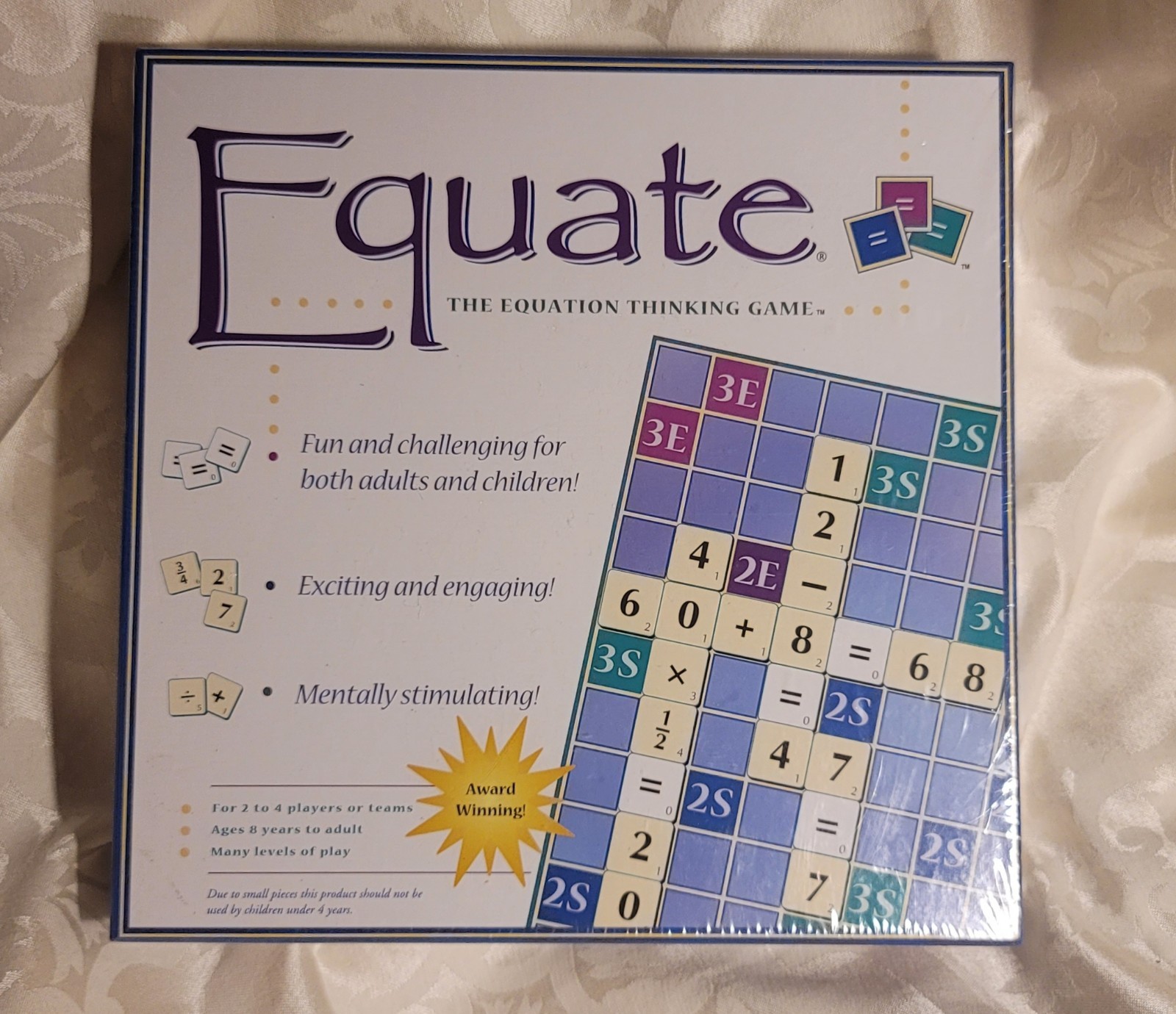 Equate The Equation Thinking Math Board Game Educational Fun Brand New Sealed