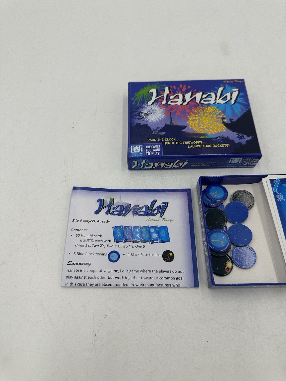 HANABI Fireworks Card Game AWARD WINNER Game Bauza 2017