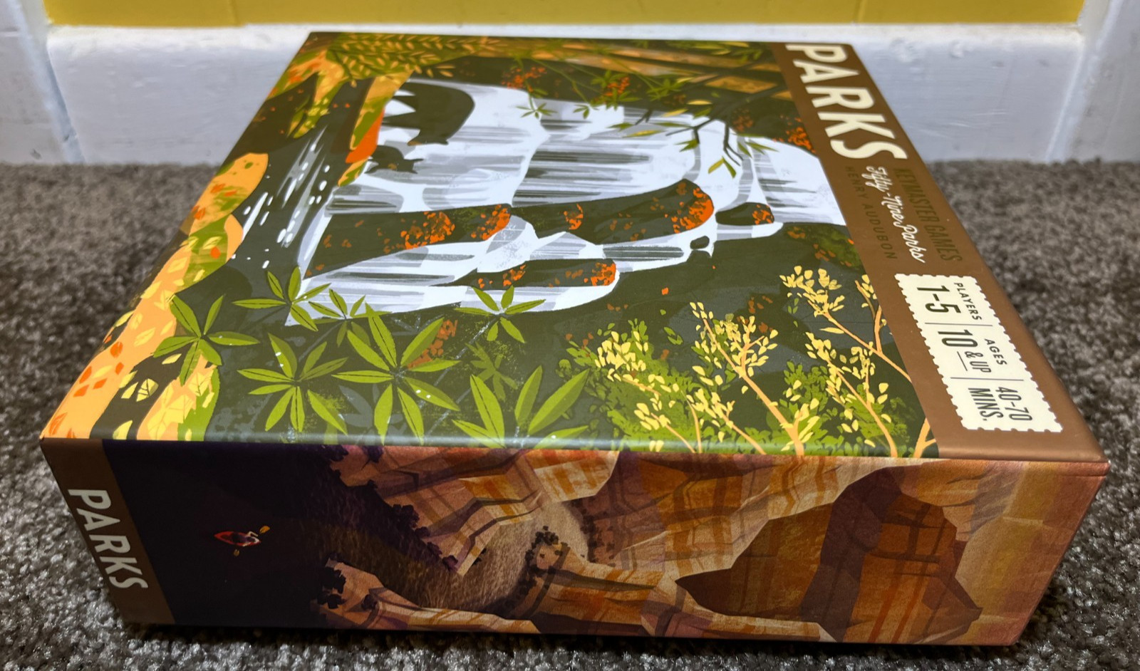 Keymaster Games PARKS Board Game + Wildlife Expansion, 100% Complete, VG++