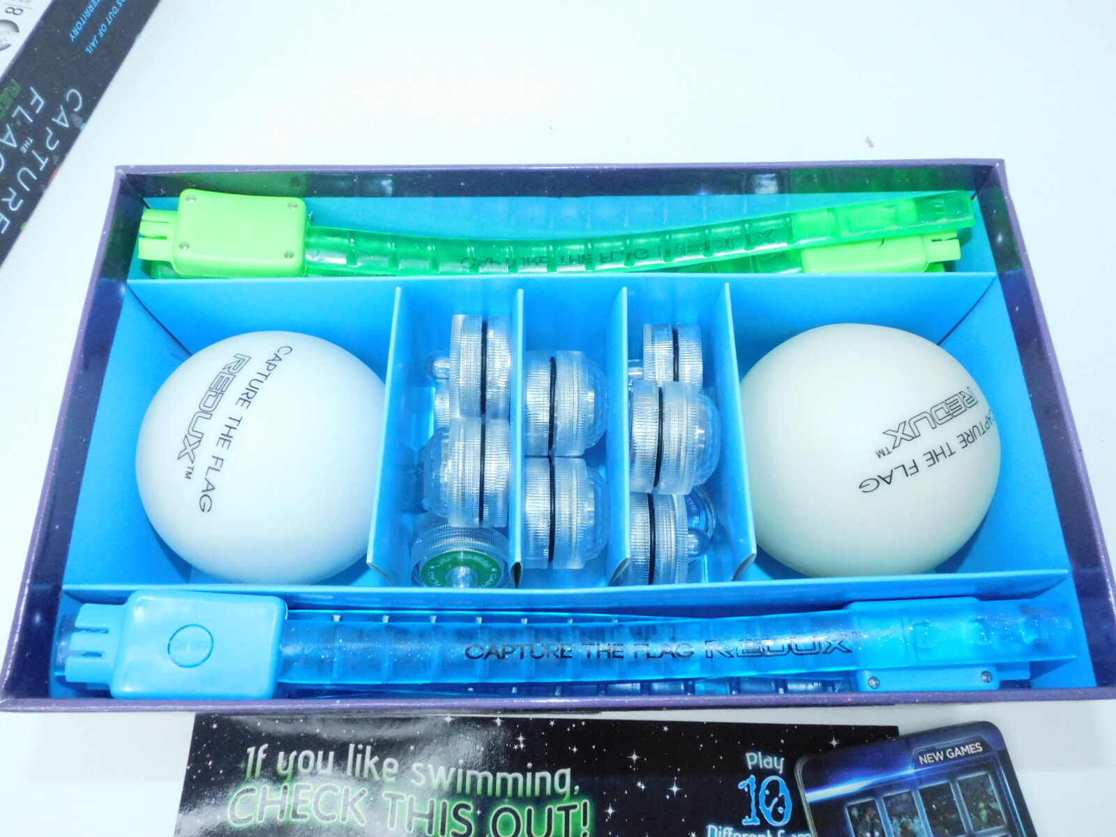 Capture the Flag REDUX Glow-in-Dark Outdoor Night-Time Youth Game. Open Box