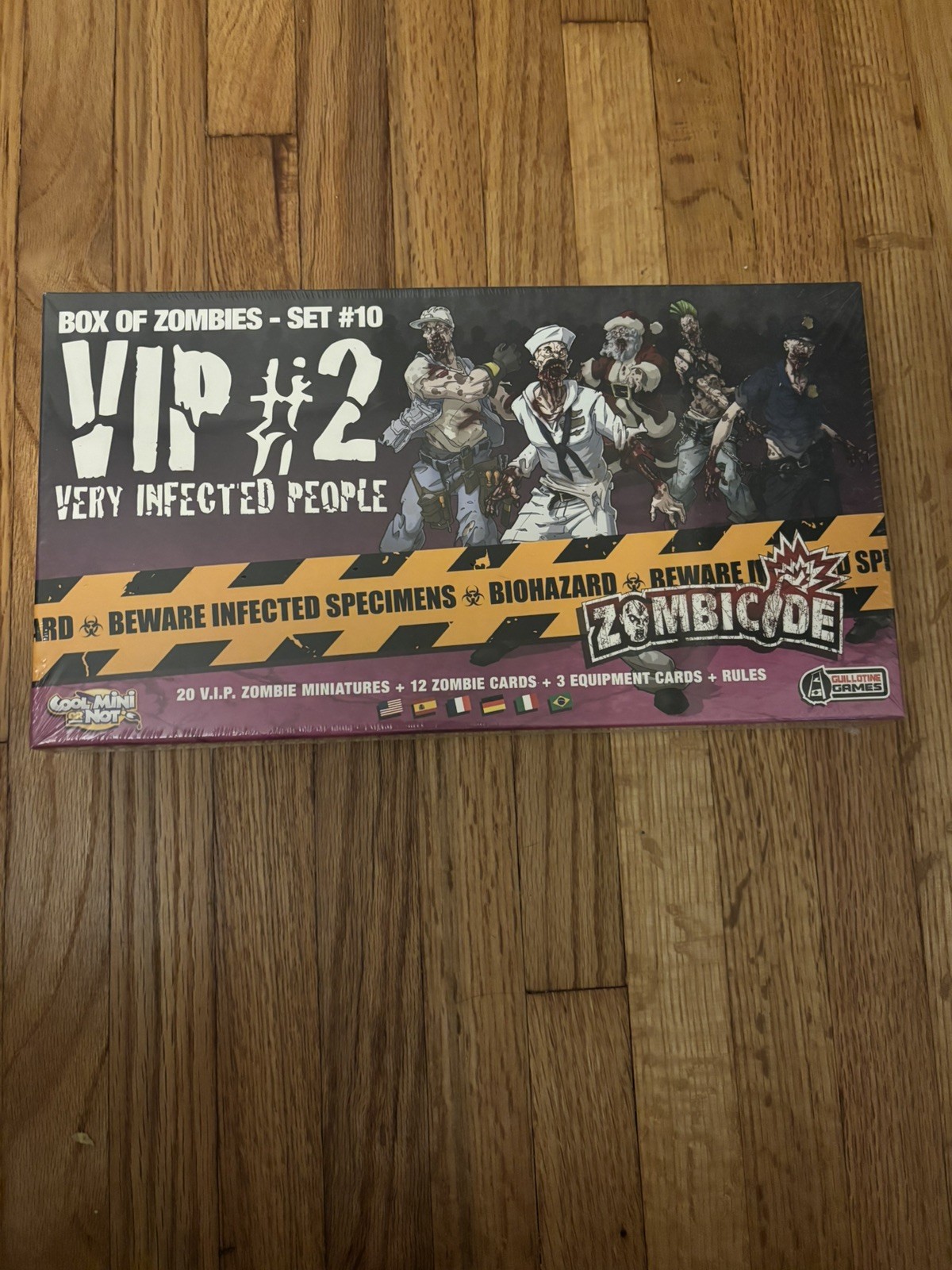 Zombicide VIP # 2: Box of Zombies Set 10 (Cool Mini or Not) (Brand New, Sealed)