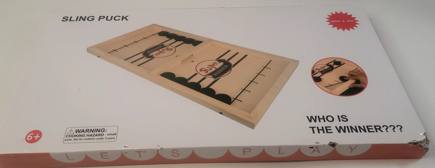Large Fast Sling Puck Table Game Night Hockey Board Game Board Game Super Winner