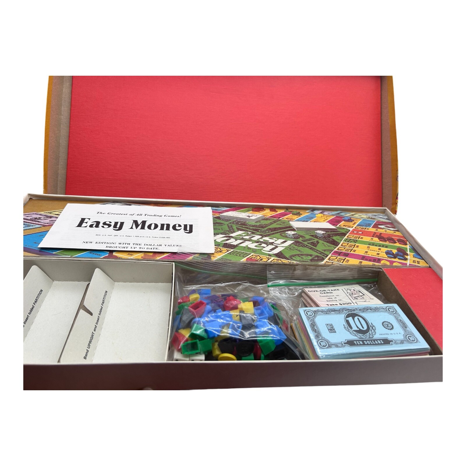 Vintage 1974 EASY MONEY Board Game Milton Bradley EUC COMPLETE