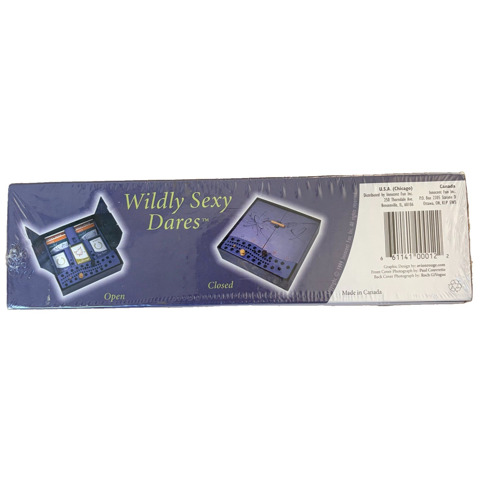 Vintage 1999 Wildly Sexy Dares Adult Couples Board Game Sealed Rare Date Night