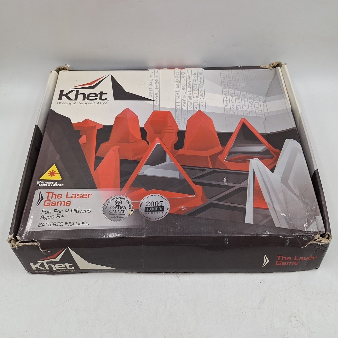 KHET The Laser Strategy Board Game w/ 3D Tower of Kadesh Expansion Mensa Winner