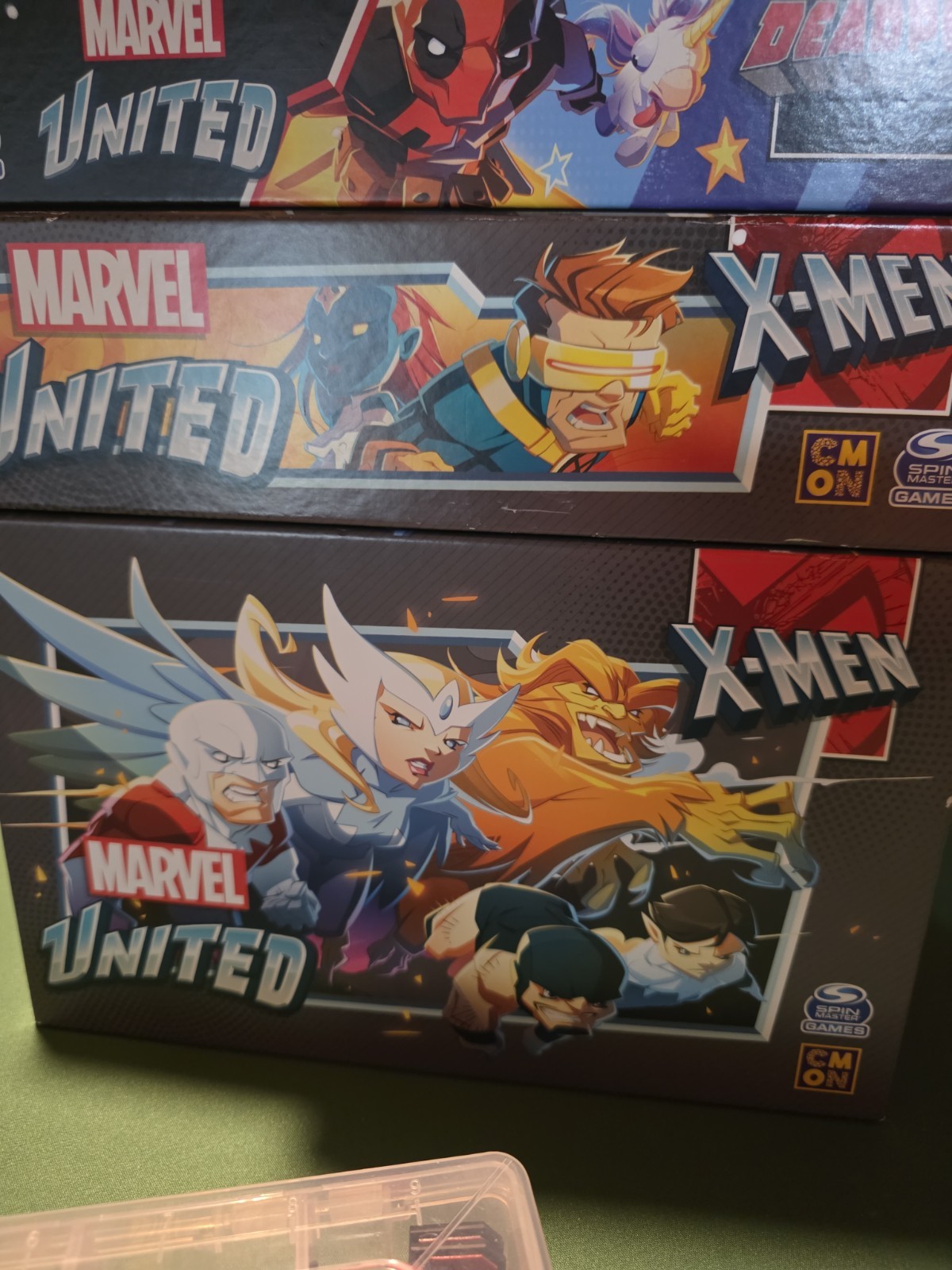 Marvel United X-Men Uncanny Pledge – 100% Sleeved – Upgrades & Playmat – Minty!