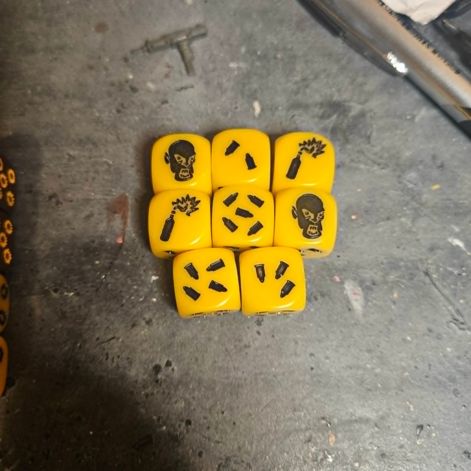 92 Zombicide Dice – 15 Sets (including rare sets)