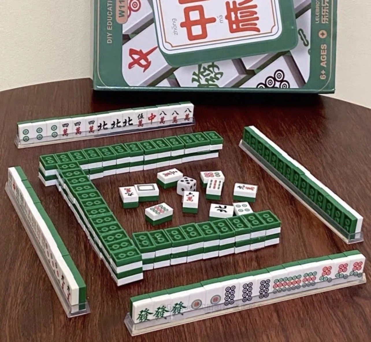 Super Mini Building Block Mahjong Set