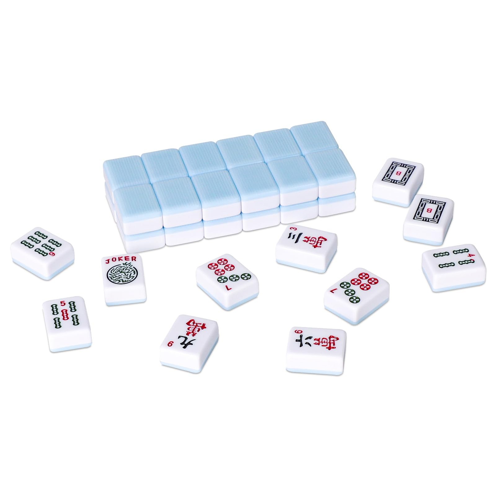 TIASUSAN American Mahjong 1.2 inches (H) x 5 (W) x 10 (L), Blue