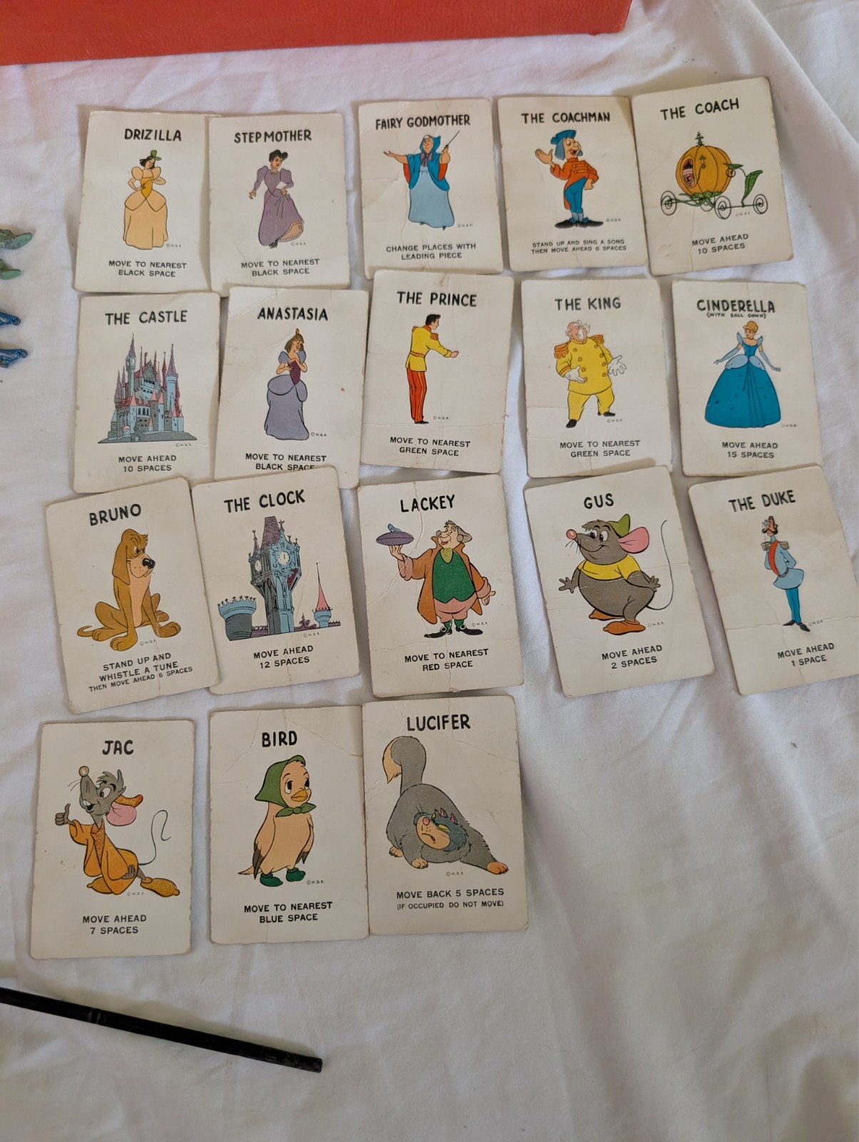 Parker Brothers Walt Disney’s Cinderella Board Game 1950s