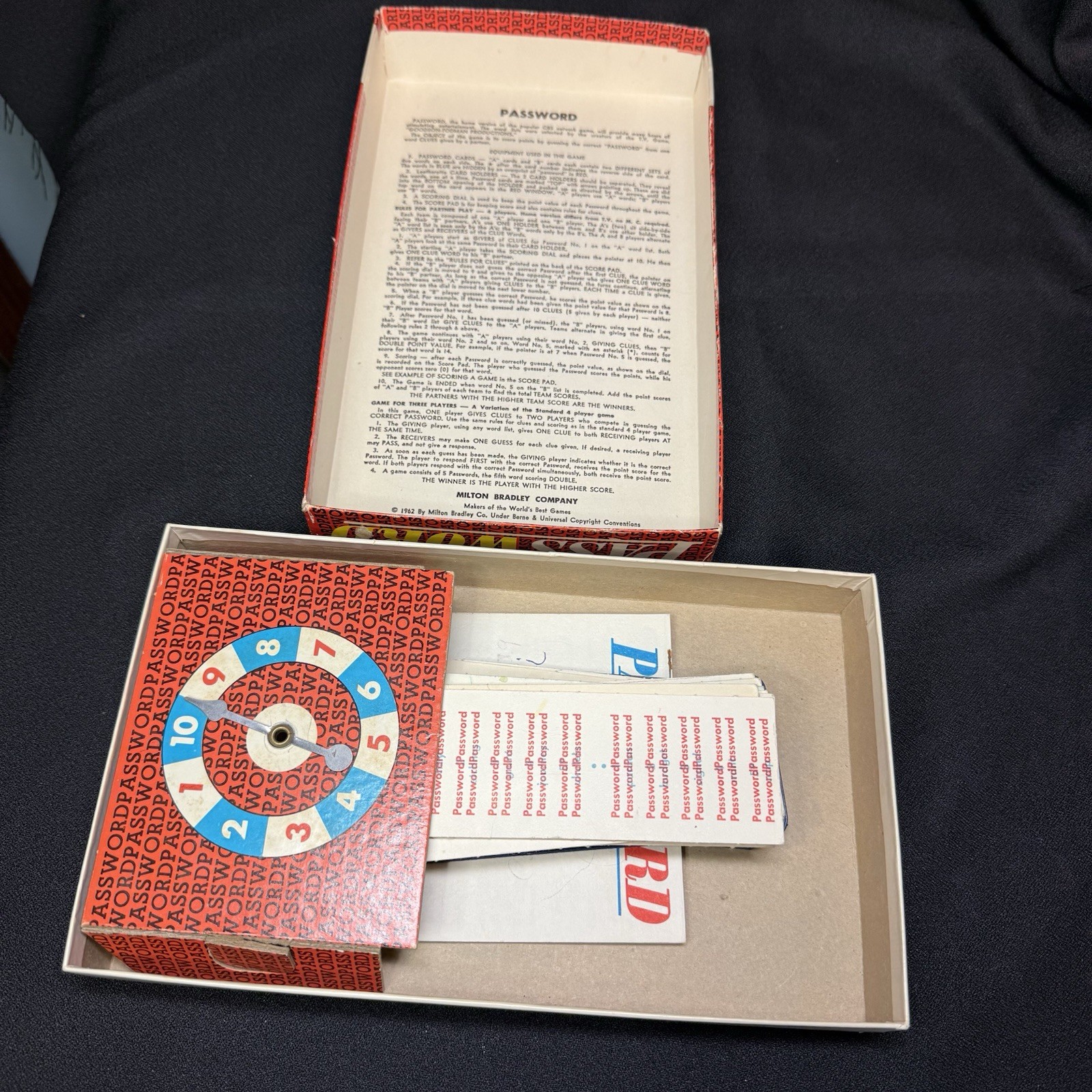 Vintage 1964 Volume 5 Password Board Game #4260 COMPLETE Milton Bradley MCM