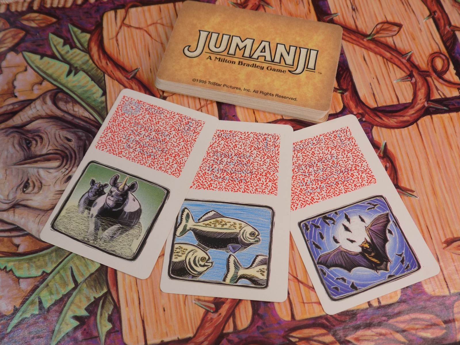 JUMANJI Board Game 100% Complete 1st Edition Milton Bradley Vintage 1995