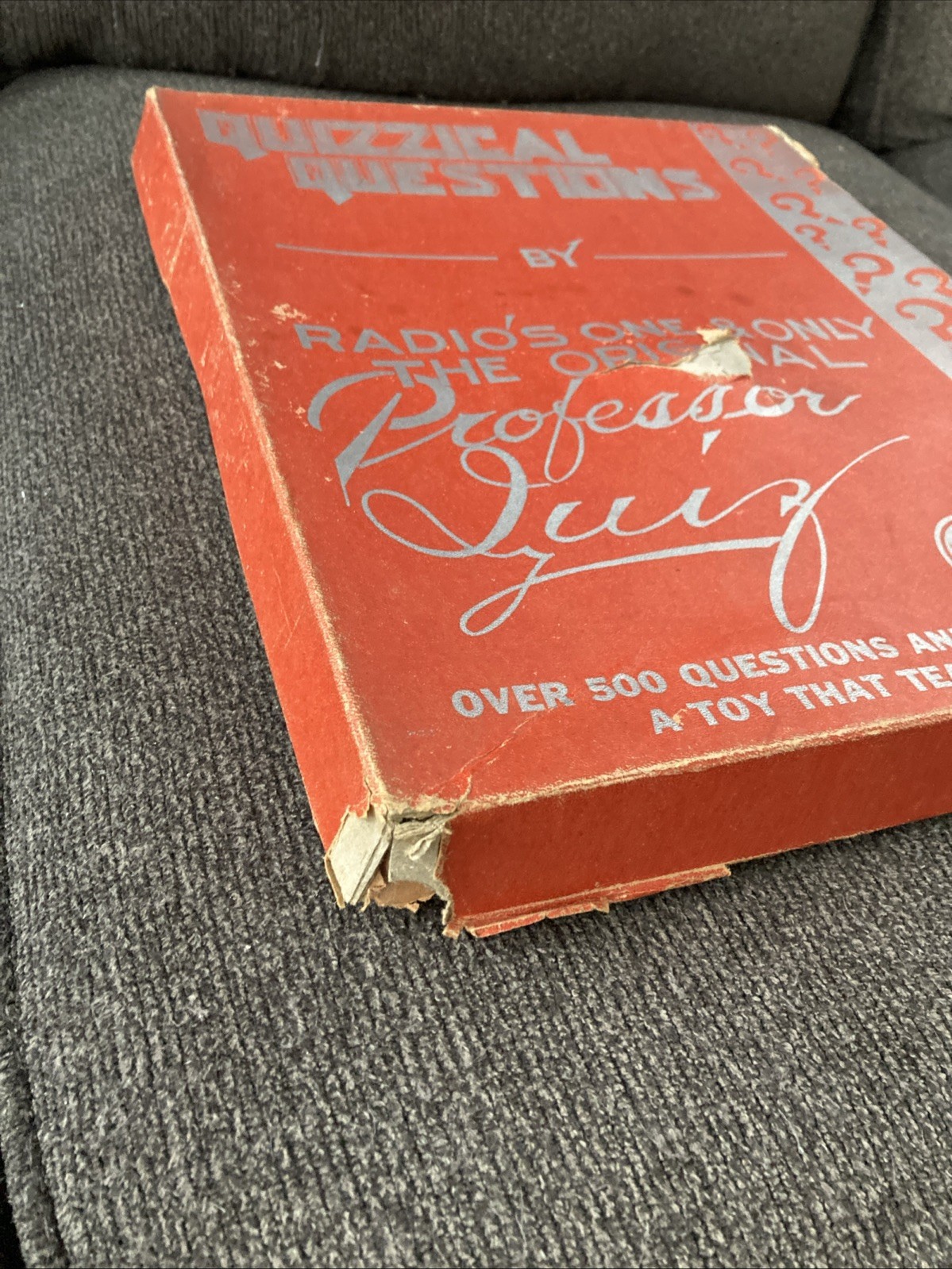 Quizzical Questions by Radio’s Professor Quiz Vintage 1930-1940 Era Game J Mar