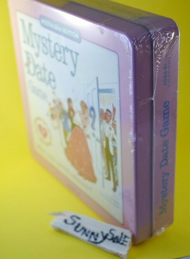 Mystery Date Nostalgia Edition Tin Box Hasbro W.S Game Company Collectible Case
