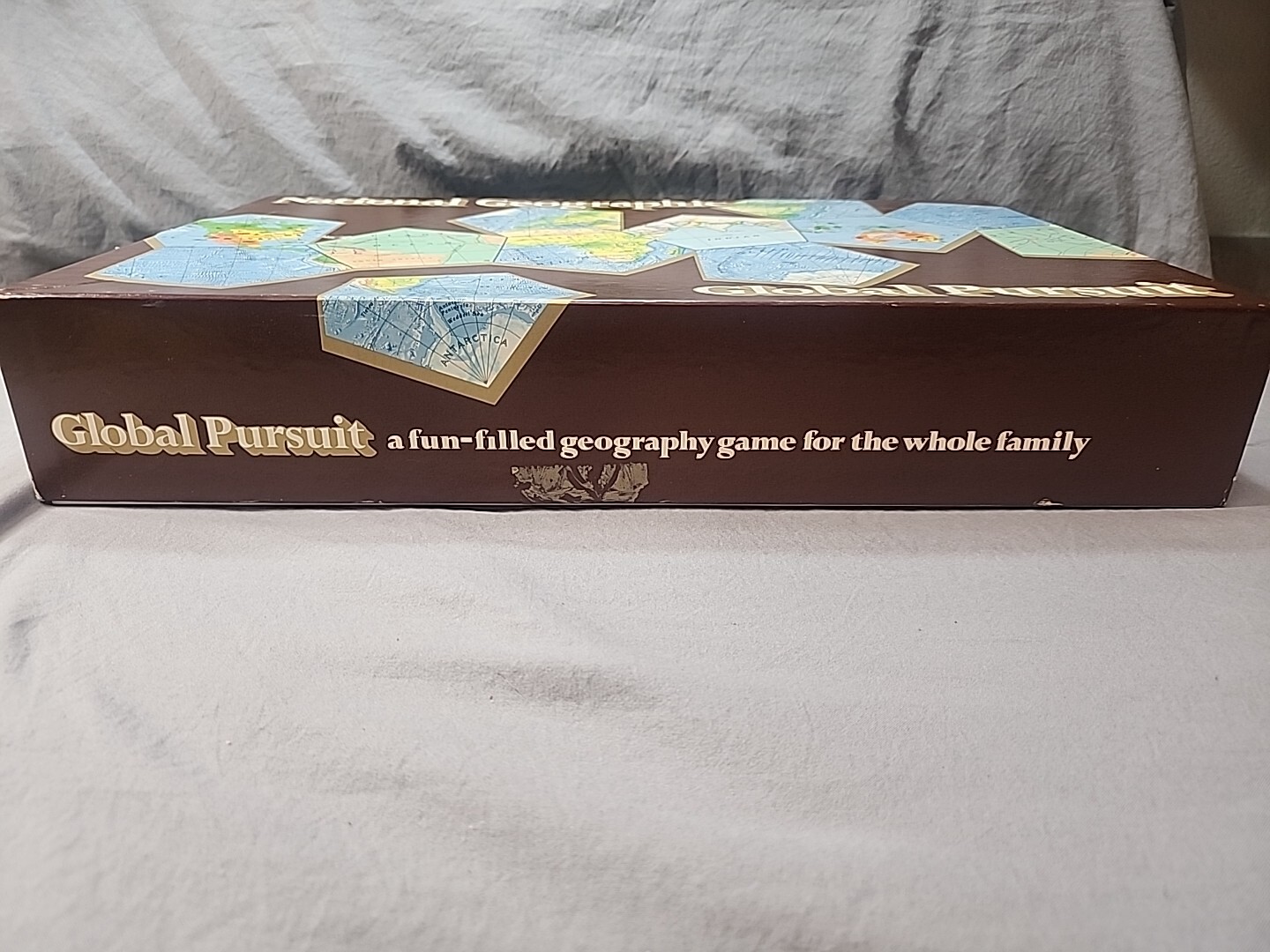 Vintage National Geographic Global Pursuit 1987 Board Game (Opened Never Played)
