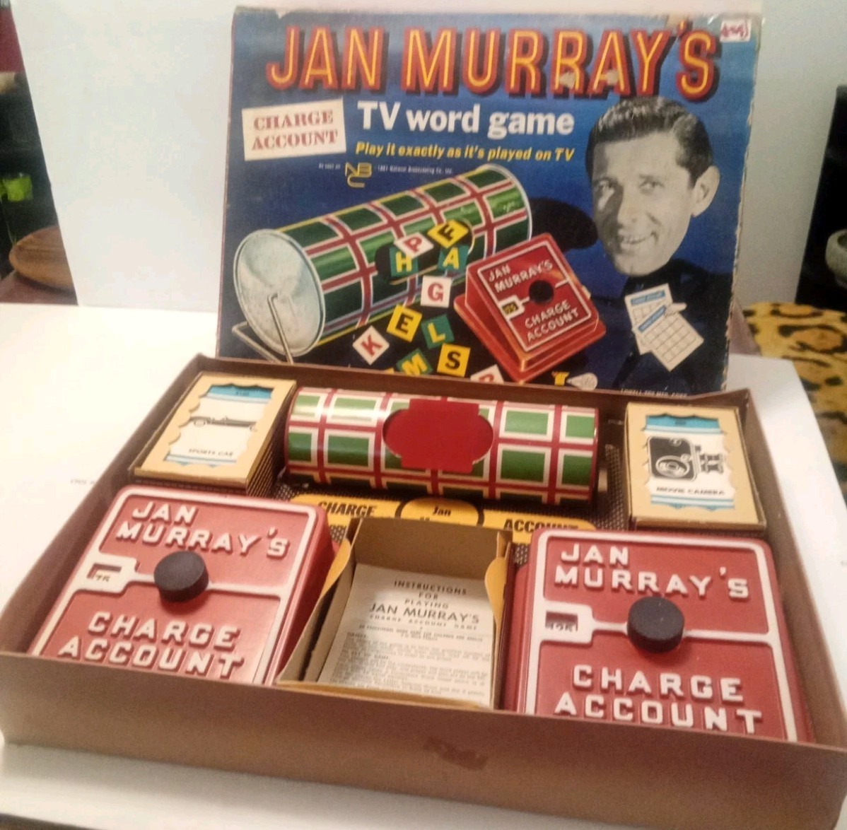 1961 Jan Murray’s Charge Account TV Word Game by Lowell