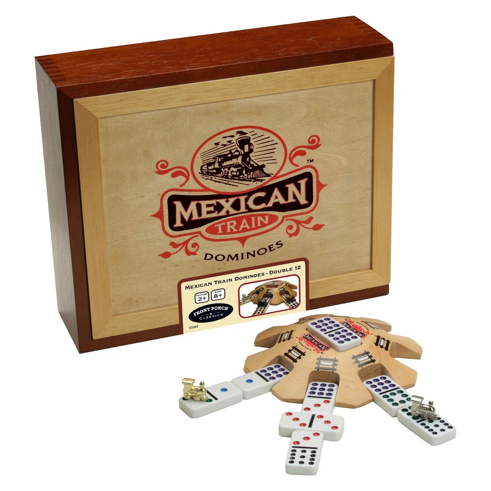 Front Porch Classics 53303 Mexican Train Dominoes