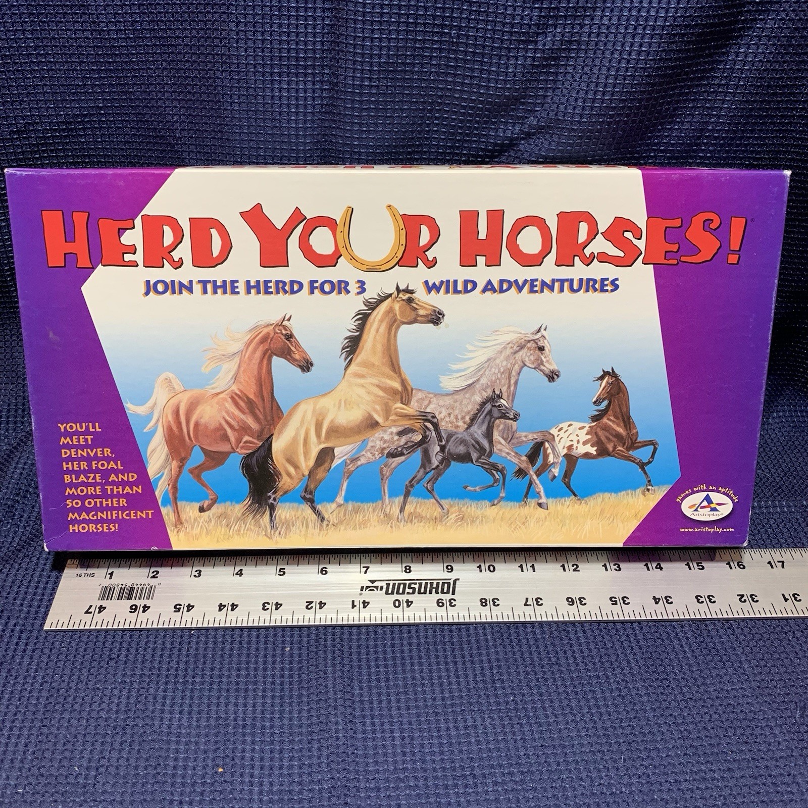 HERD YOUR HORSES – VINTAGE BOARD GAME – 100% COMPLETE – 2002 -Free Shipping