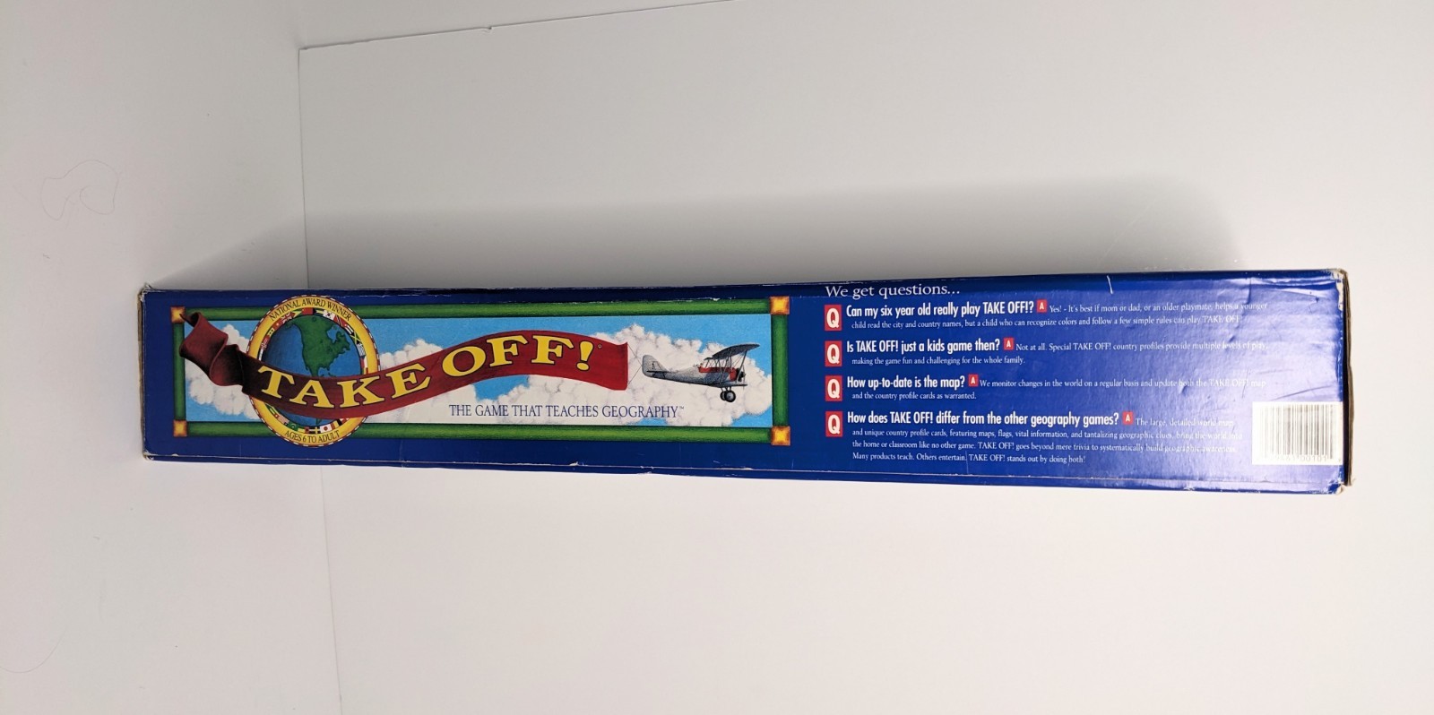 Take Off Kids Board Game Complete 1997 Educational Homeschool World Geography