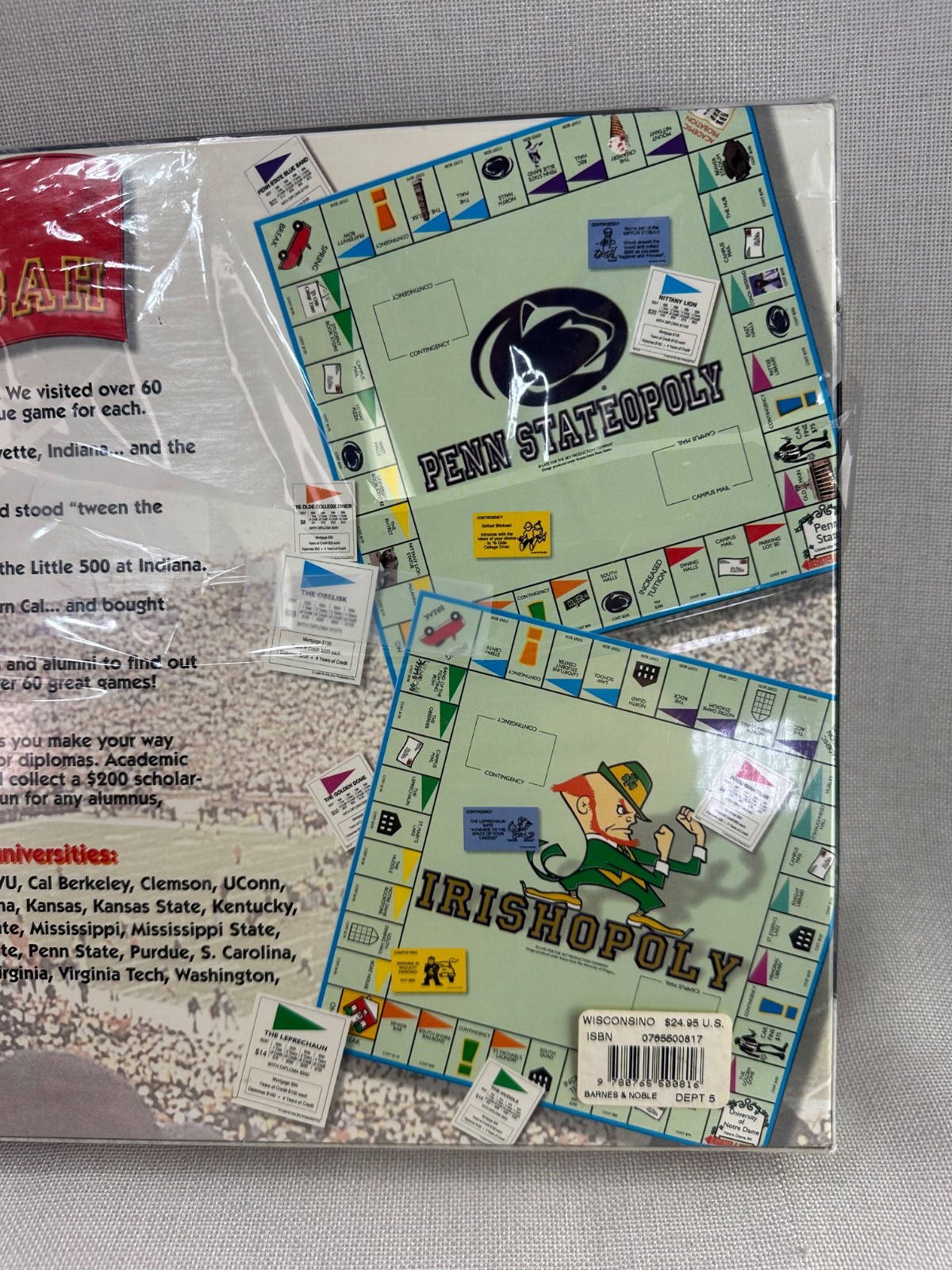 Wisconsinopoly Board Game Brand New Officially Licensed Product Free Shipping