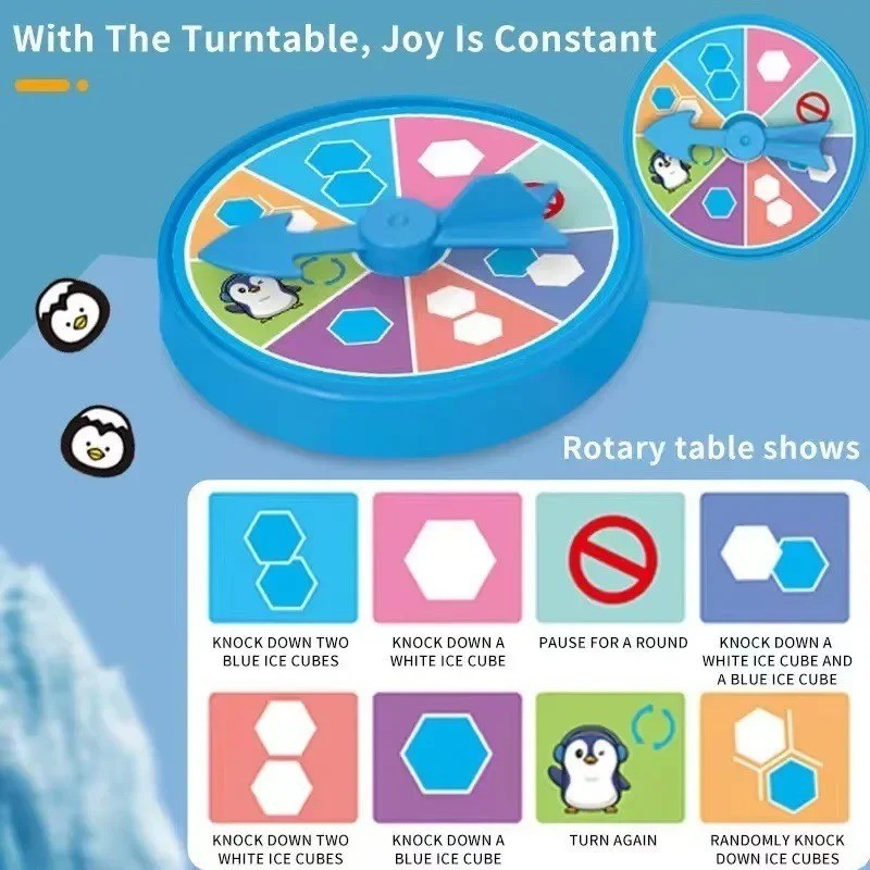 Save Penguin Peril Don’t Break The Ice Challenge Kids Children Family Board Game