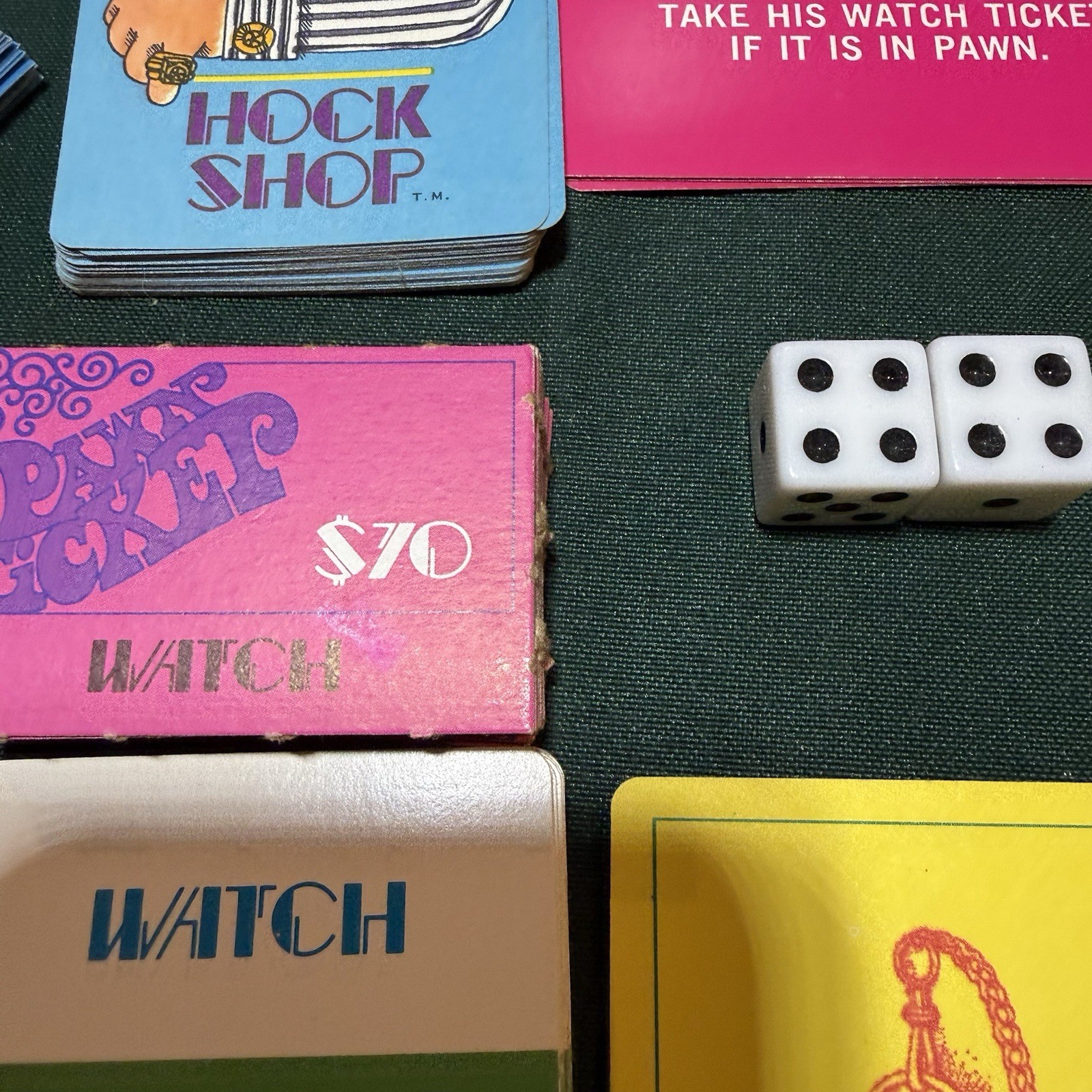 Whitman Vintage Strategy Boardgame Hock Shop 1975 Extremely Rare Complete
