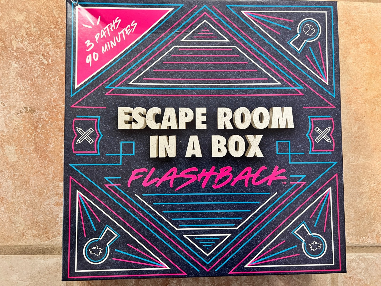 Used- Escape Room in a Box: Flashback Game by Mattel for 2 to 8 players