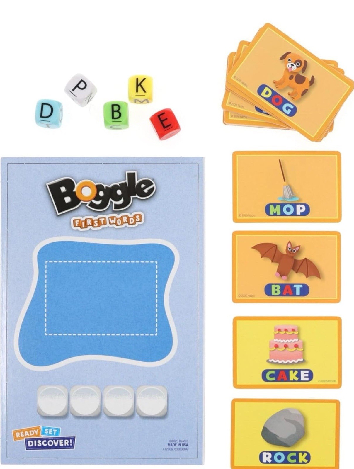 Hasbro Boggle First Words Game & Little Hands Matching Game + SNIP IT Activity