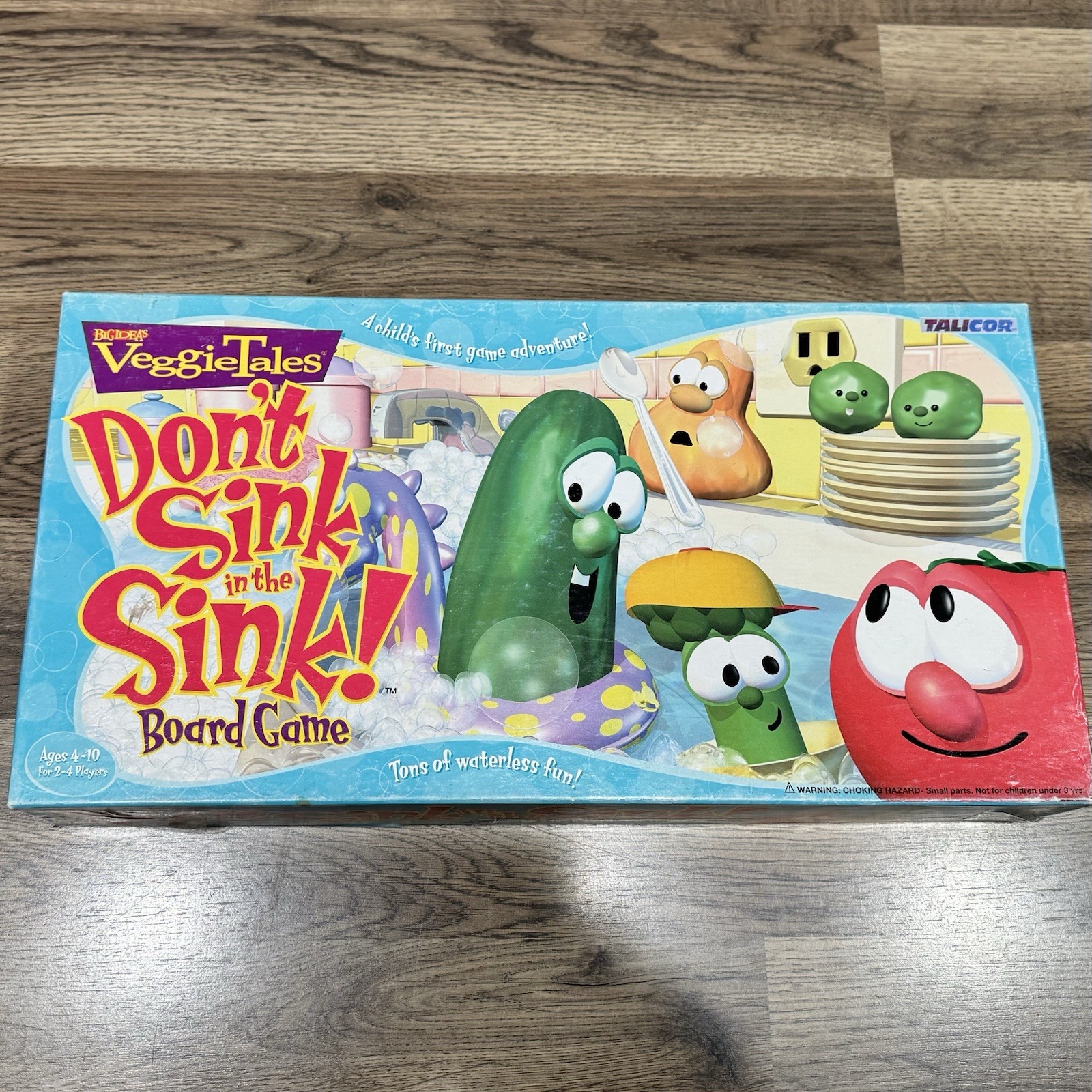 VeggieTales Don’t Sink in the Sink Game Talicor Complete Working Vintage 1999