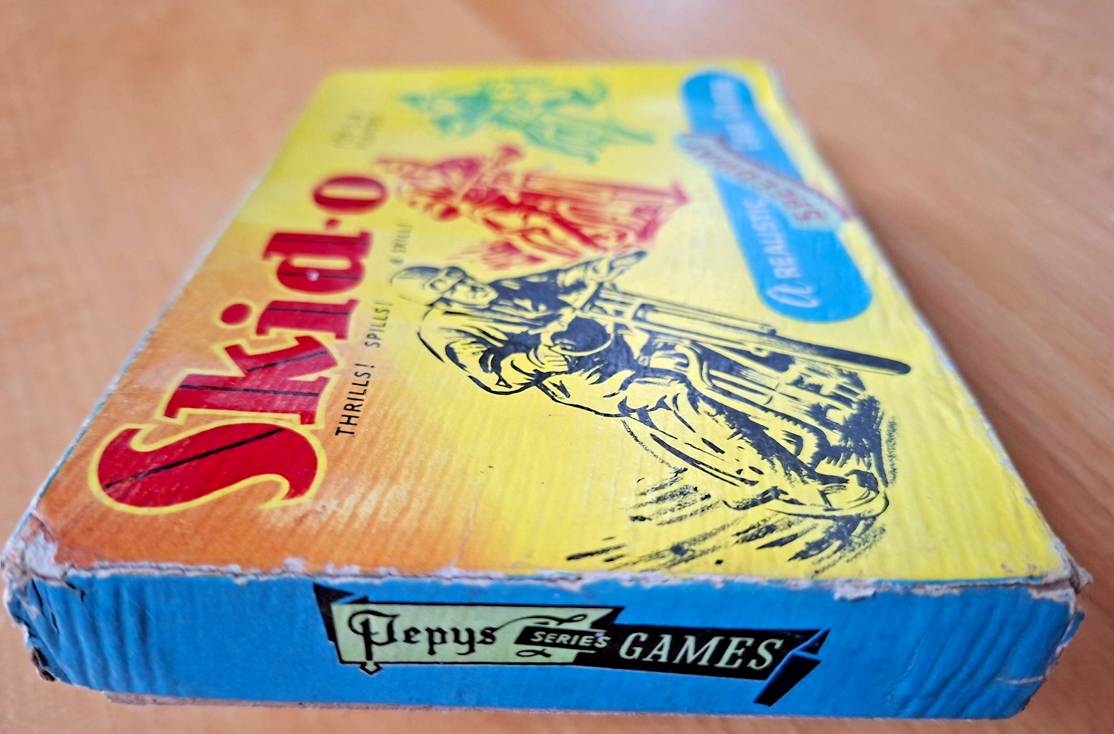 Skid-o / Skido – Pepys Game – First Edition (!?) 1951 or 1952 – Unplayed?