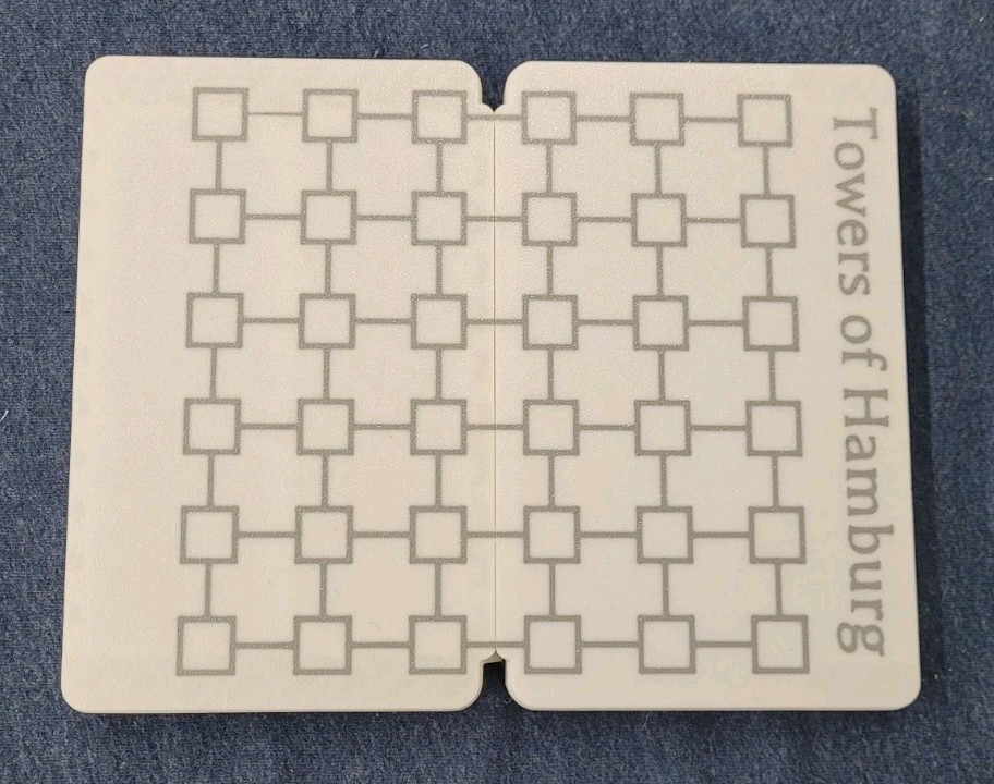 TOWERS OF HAMBURG Board Game – Simple strategy game