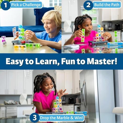 ThinkFun Gravity Maze Marble Run Logic Game and STEM Toy for Boys and Girls Age