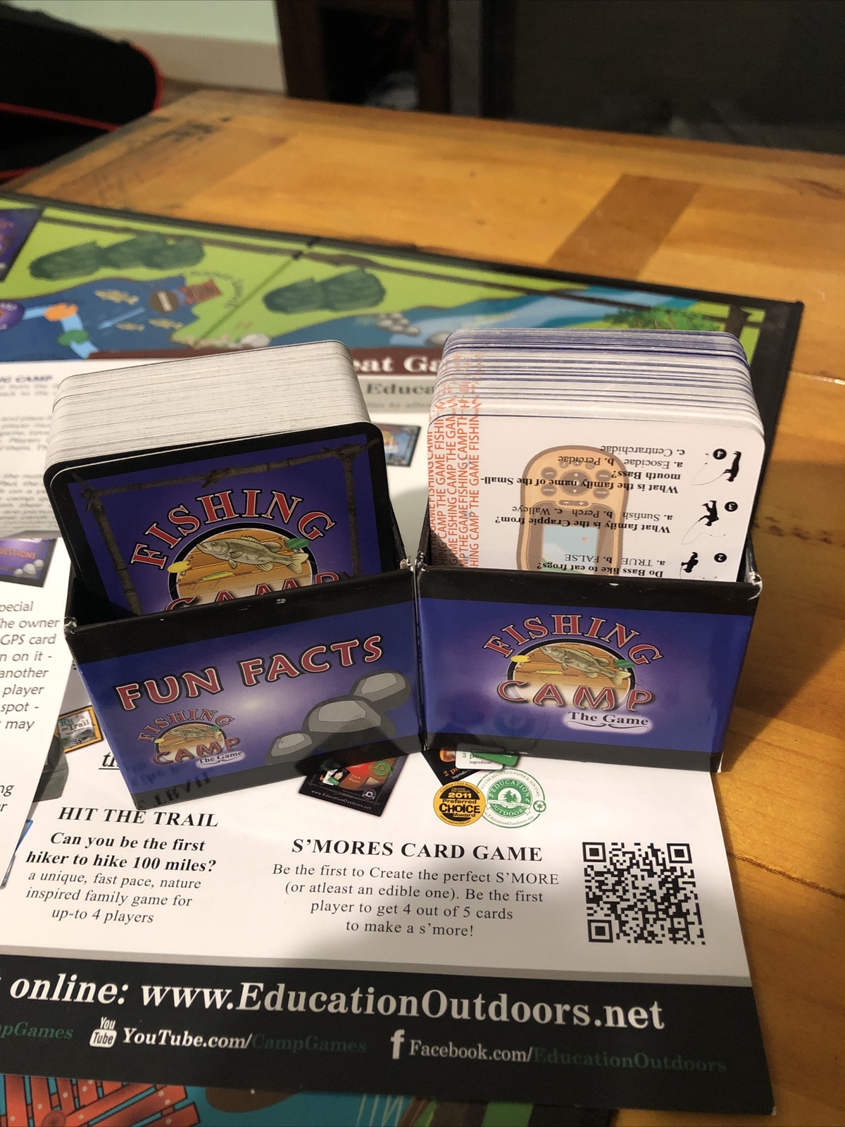 FISHING CAMP THE GAME 100% Complete 2011 4 Levels 2-8 Players Age 4 to Adult