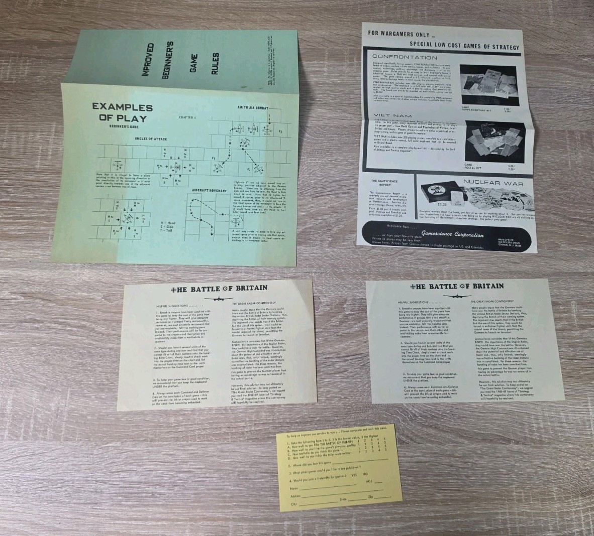 Vintage The Battle Of Britain Game 1968 History’s Greatest Air Campaign