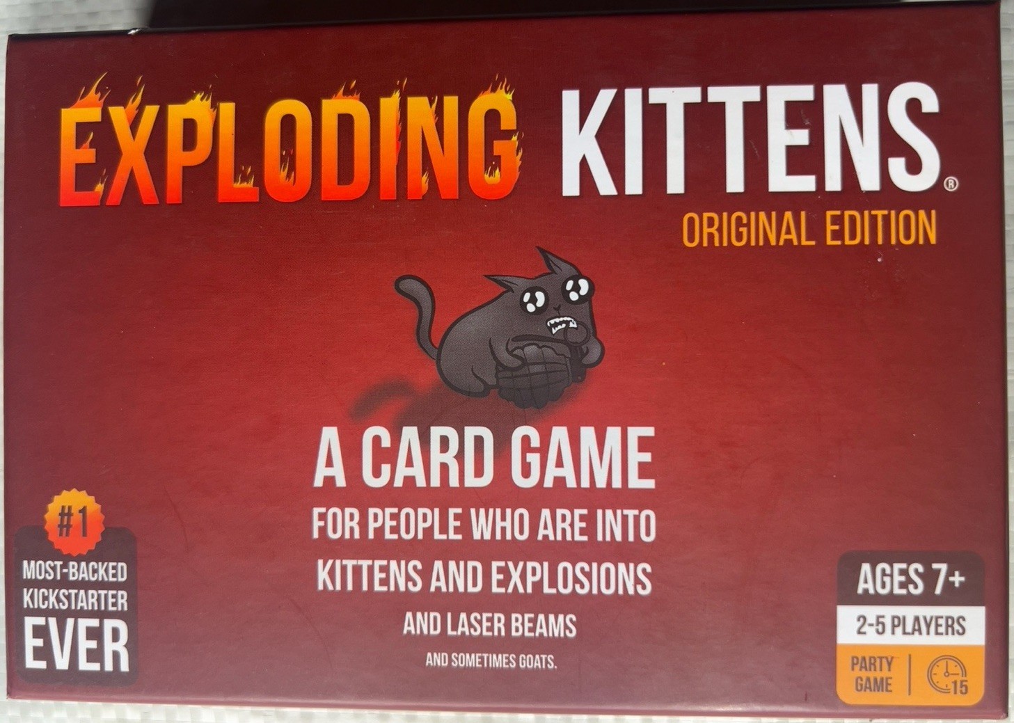 Exploding Kittens Original Edition Complete Card Game 2021 Family Party Game