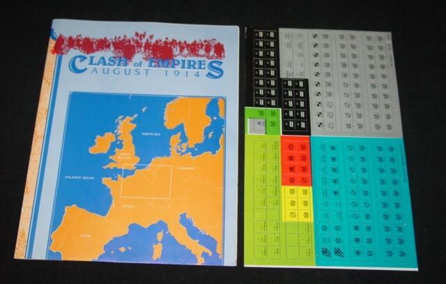 3W Wargamer Game #54 : The Clash of Empires – August 1914 (UNP) No Magazine