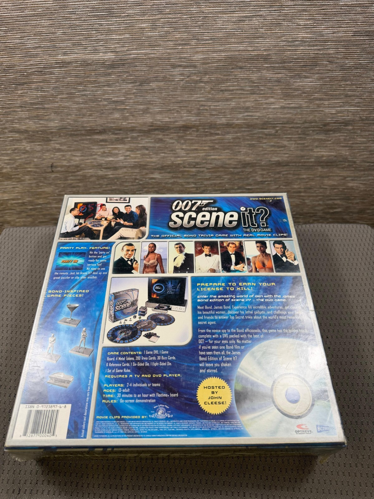 Screenlife Scene It? 007 Edition DVD Game Movie & TV Trivia Game Complete Sealed