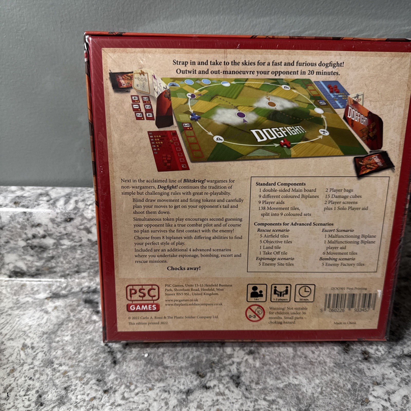 DOGFIGHT Rule The Sky In 20 Minutes: A Tactical WWI Aviator Duel For 1-2 Players