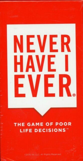 Never Have I Ever Party Card Game Classic Edition 550 Cards Set 17+ Years New
