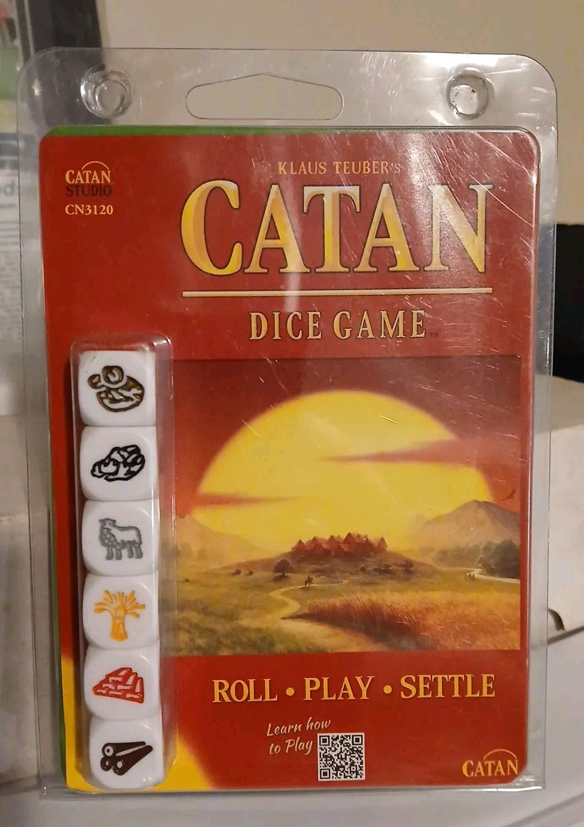 Travel Settlers of CATAN Dice Game #3120 Klaus Teuber Mayfair Games NEW
