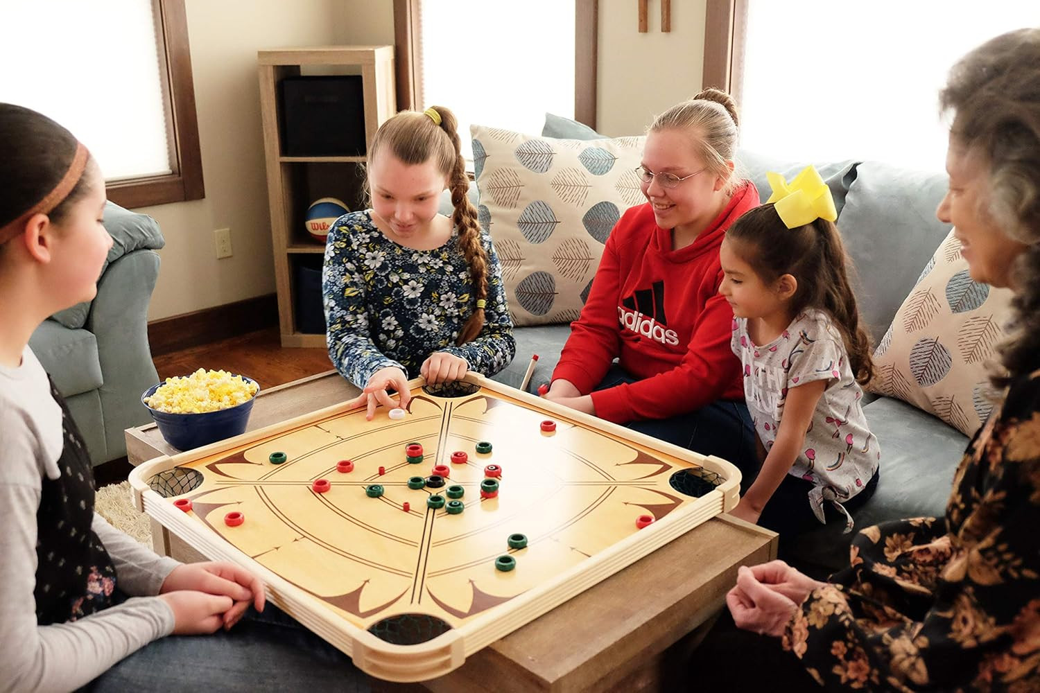 Board Game Set — Large Board Games for Adults & Children — over 85 Board Games f