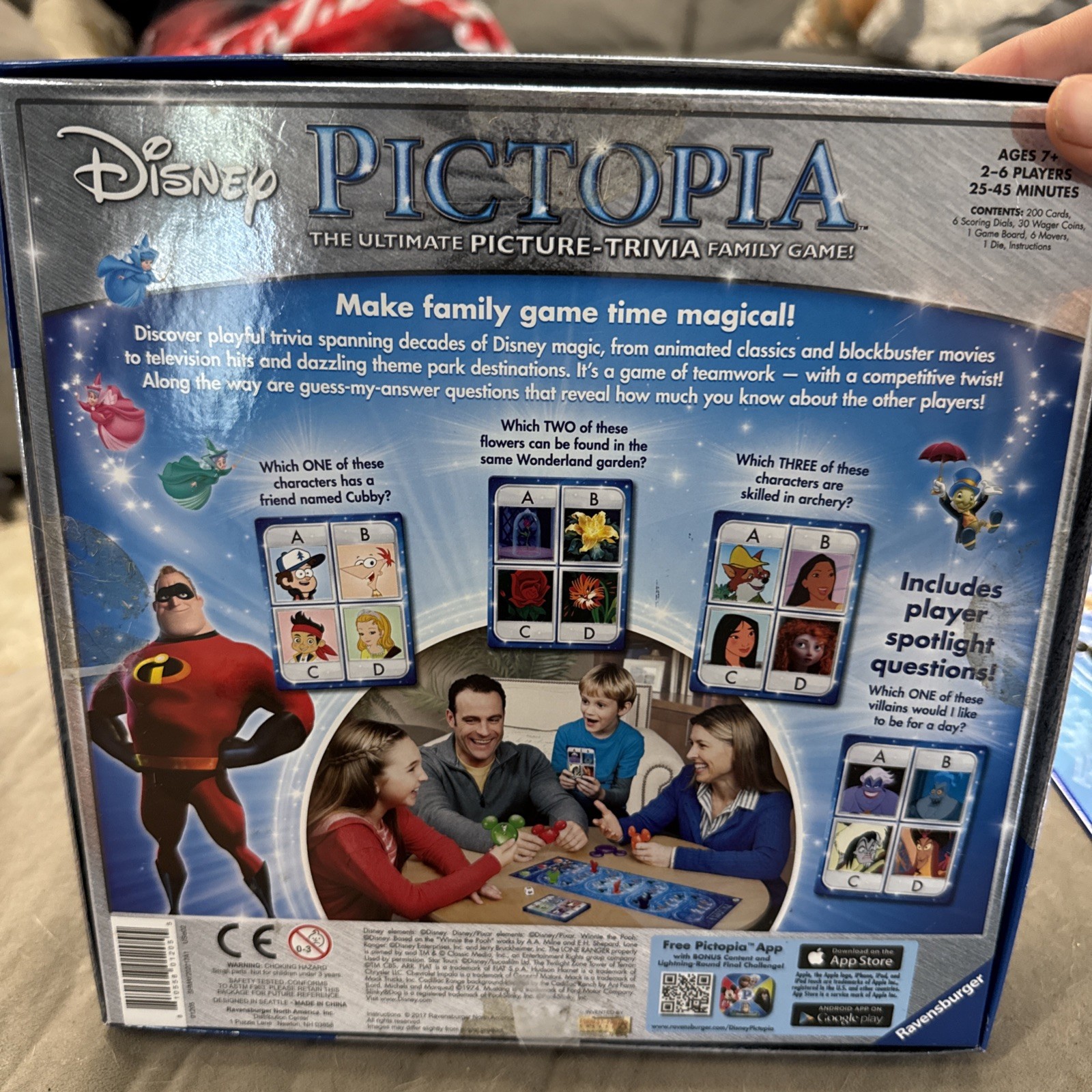 Pictopia Ultimate Picture-Trivia Family Game Disney Edition 2-6 Players