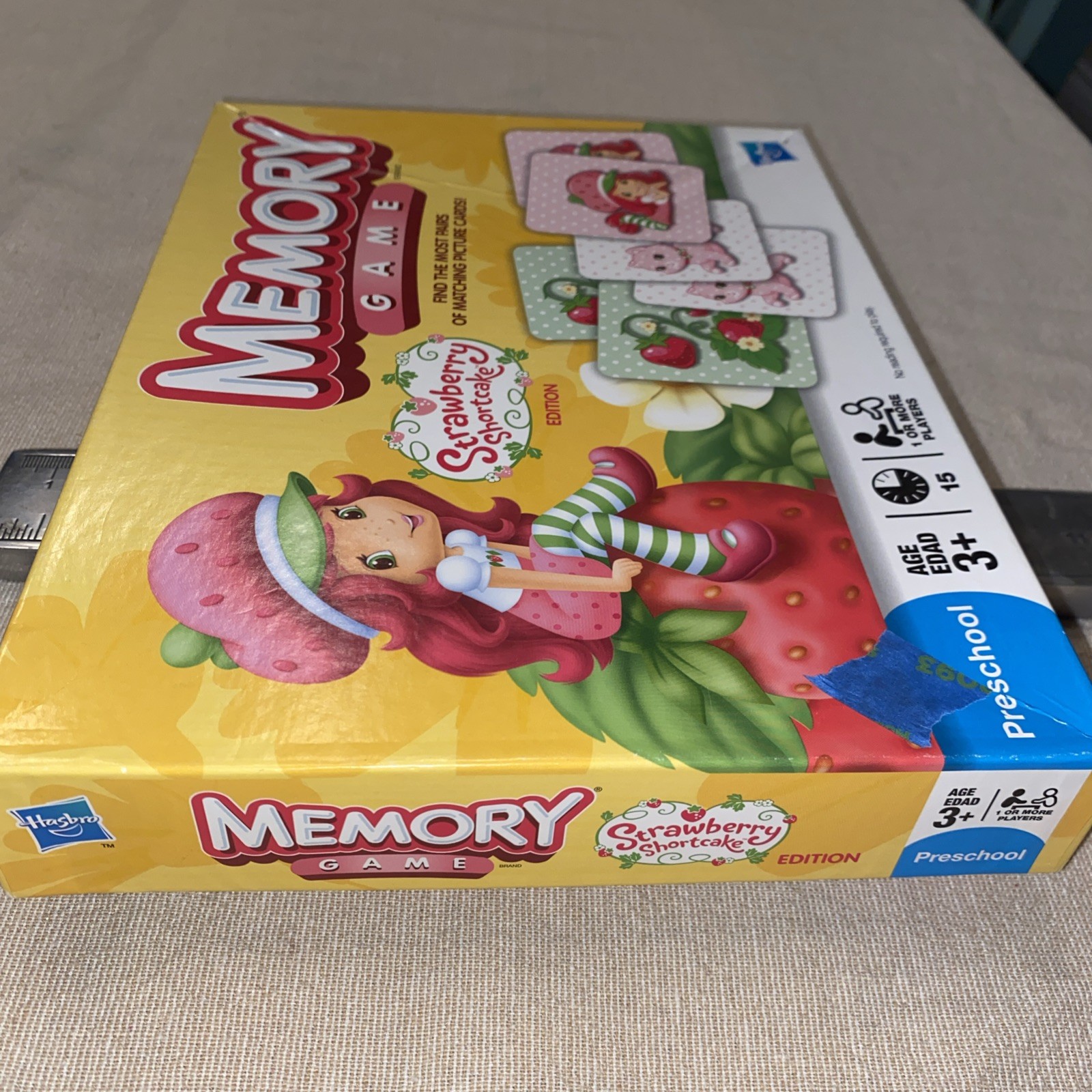 Strawberry Shortcake Edition Memory Match Game Hasbro Learning Kids