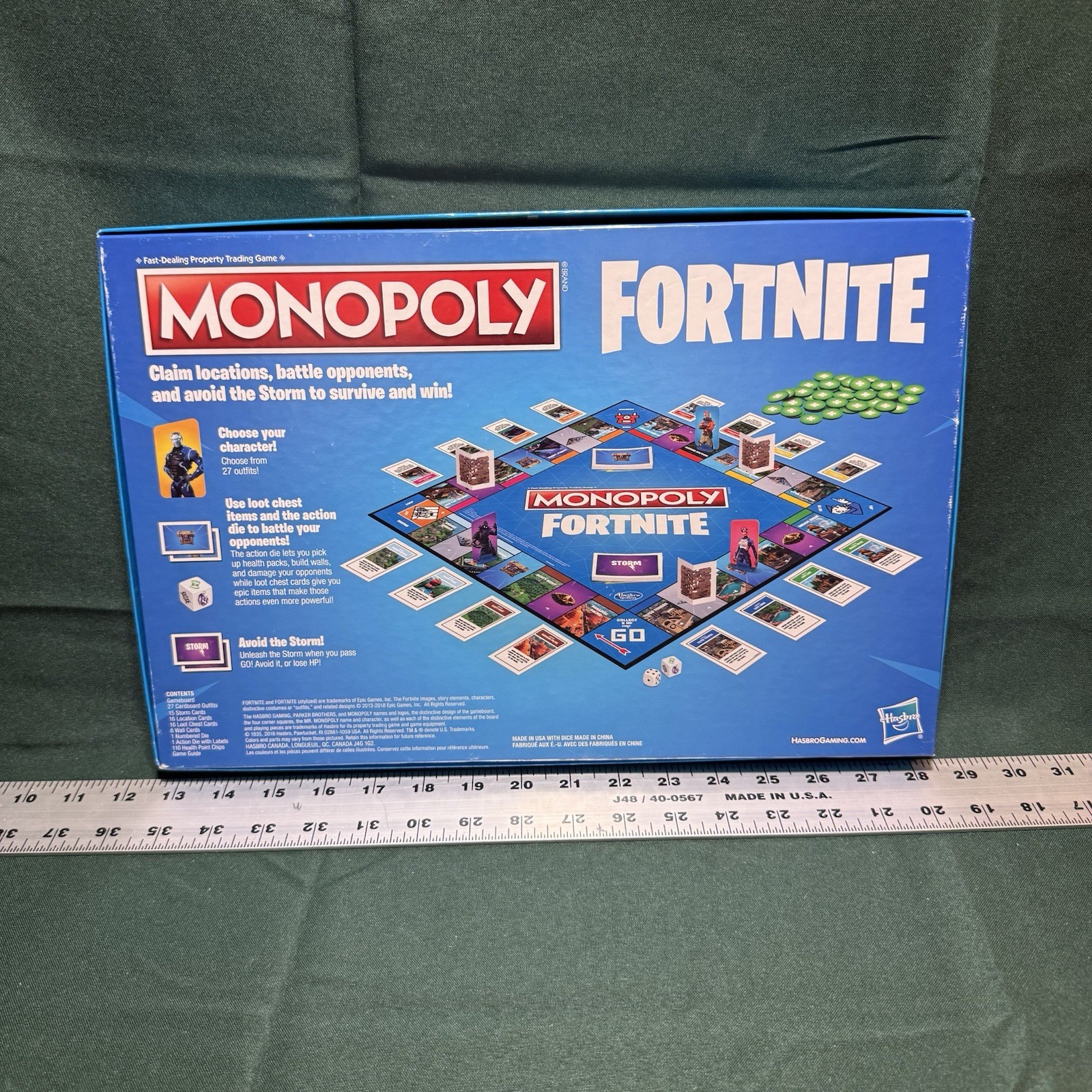 Fortnite Monopoly~Parker Brothers~Hasbro Gaming-Free Shipping