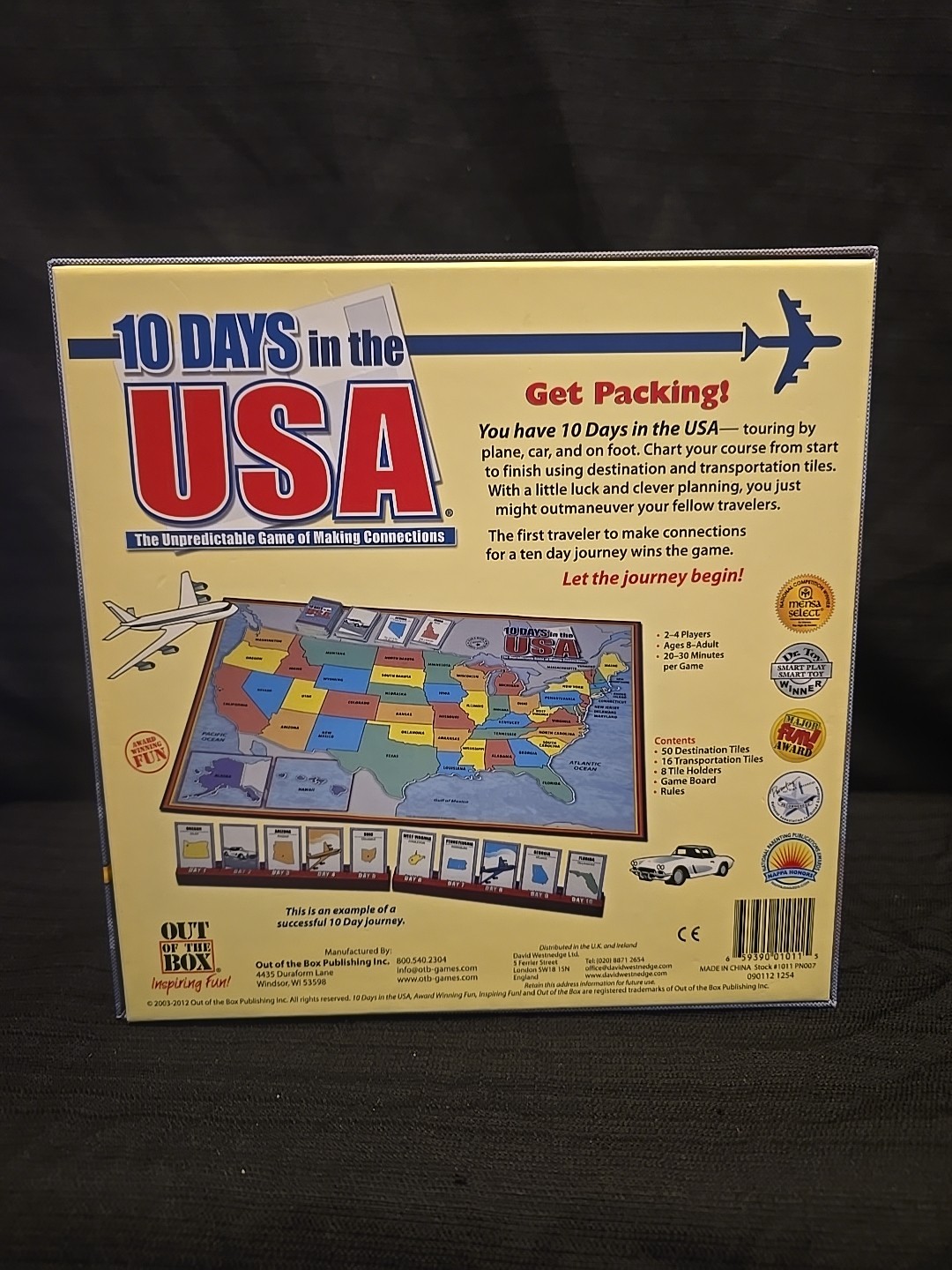 10 Days in the USA – Out of the Box – Complete and Excellent Condition