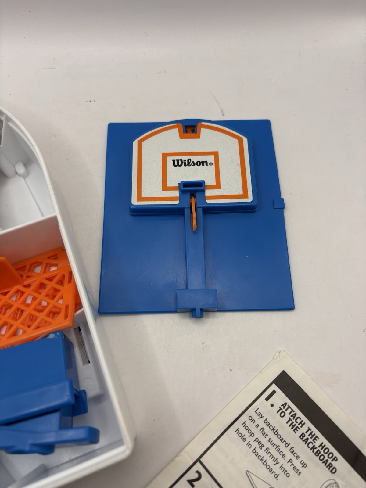 Vintage 1992 Milton Bradley Travel Hot Shot Basketball Game w/ Box Complete!