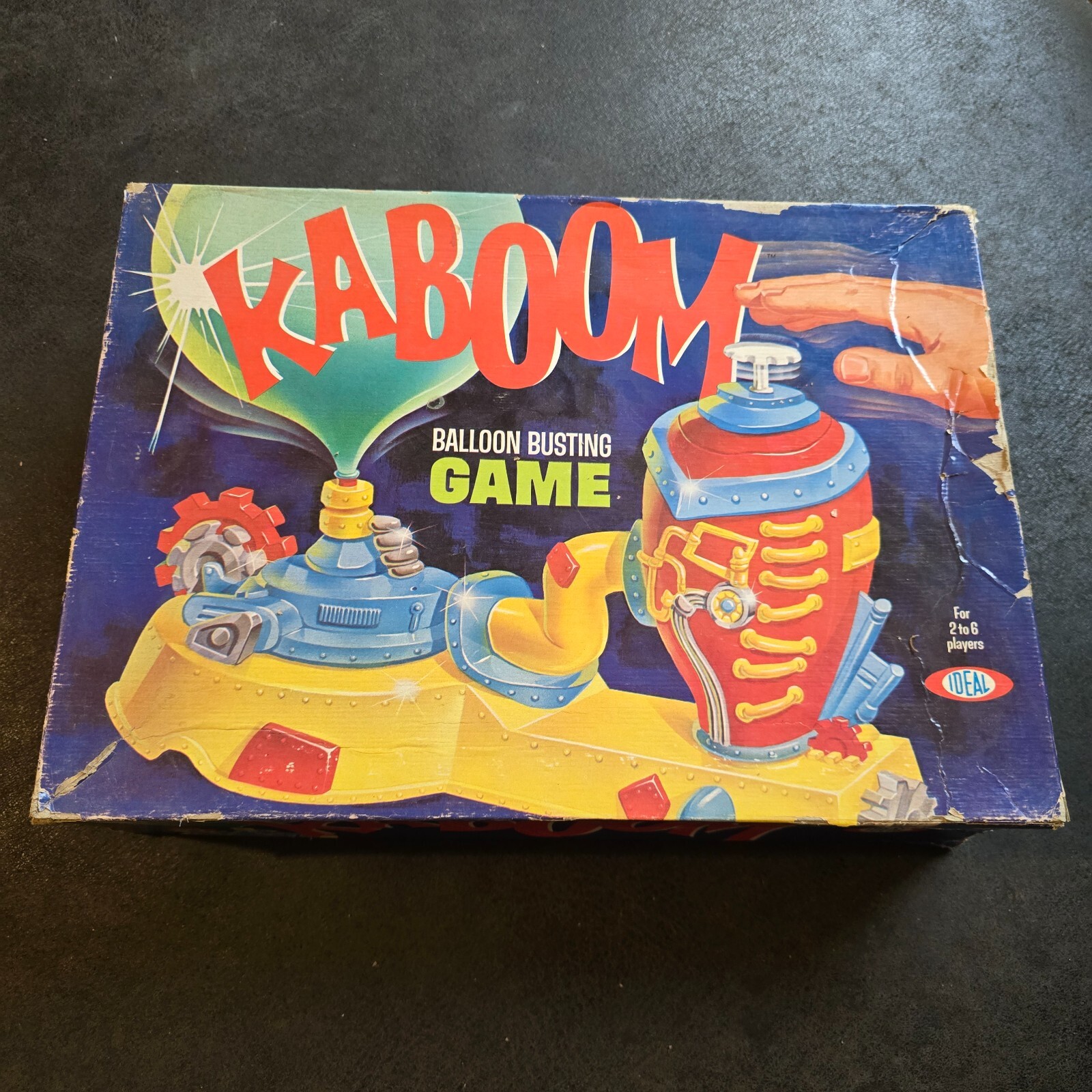 Vintage 1965 Kaboom Balloon Busting Game by Ideal – In Box, No Balloons